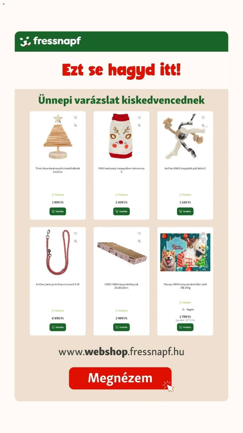 Fressnapf Akciós újság Fressnapf 17 oldal