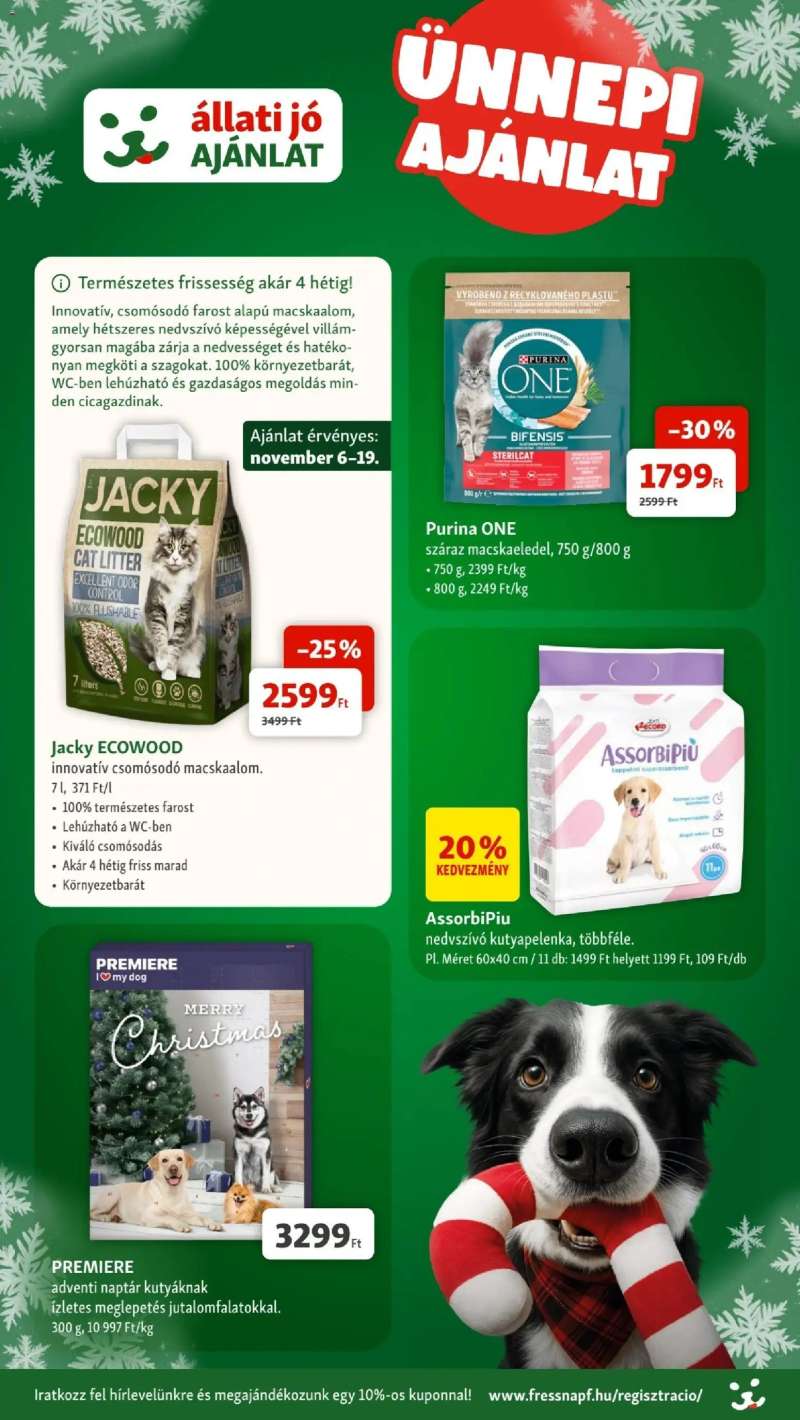 Fressnapf Akciós újság Fressnapf 2 oldal