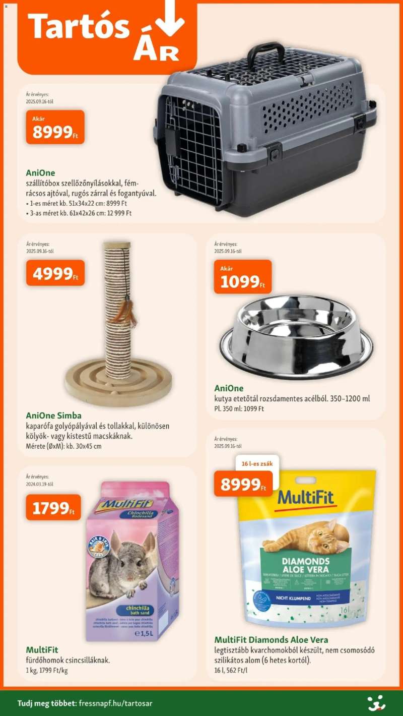 Fressnapf Akciós újság Fressnapf 4 oldal