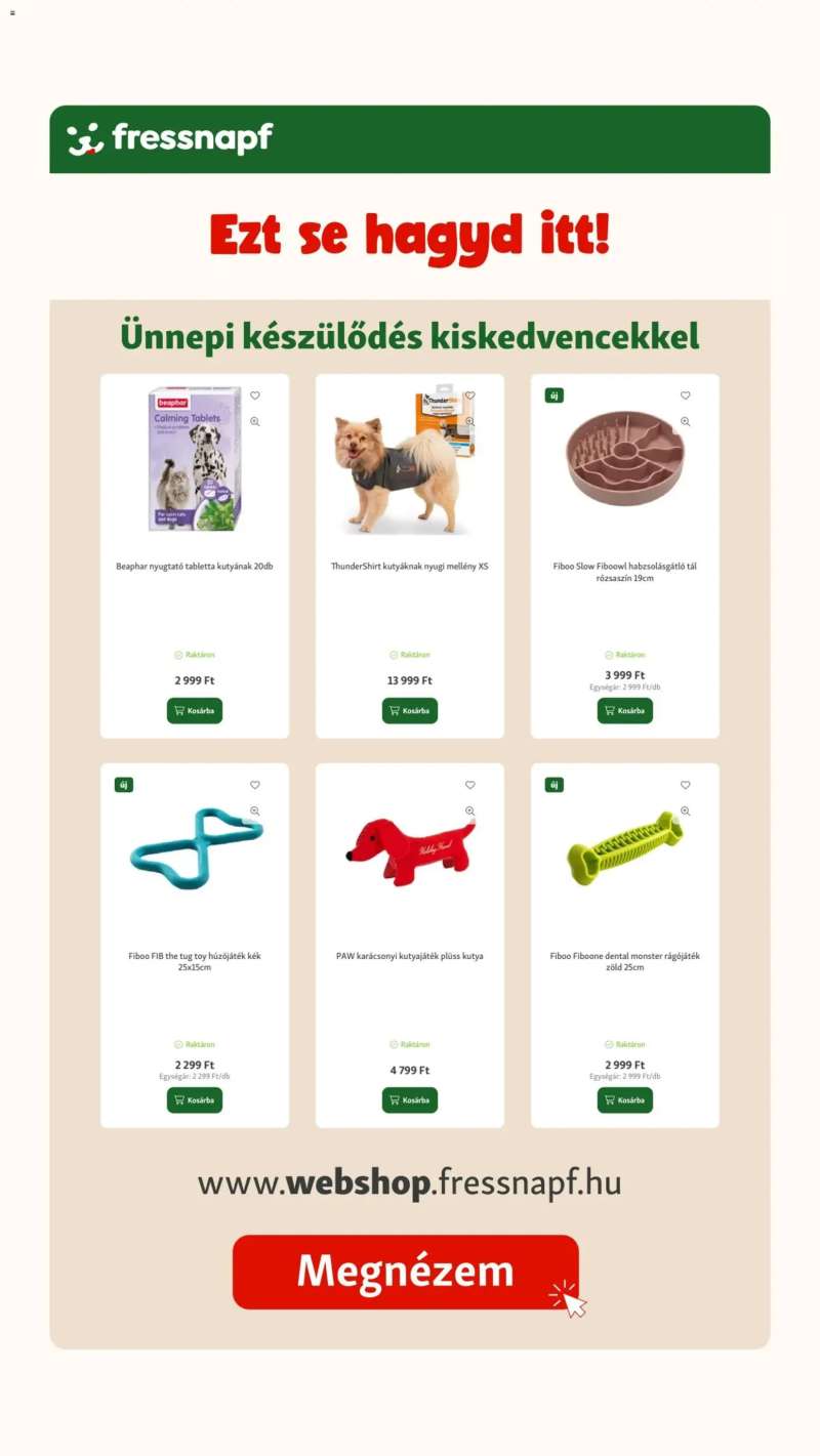 Fressnapf Akciós újság Fressnapf 20 oldal