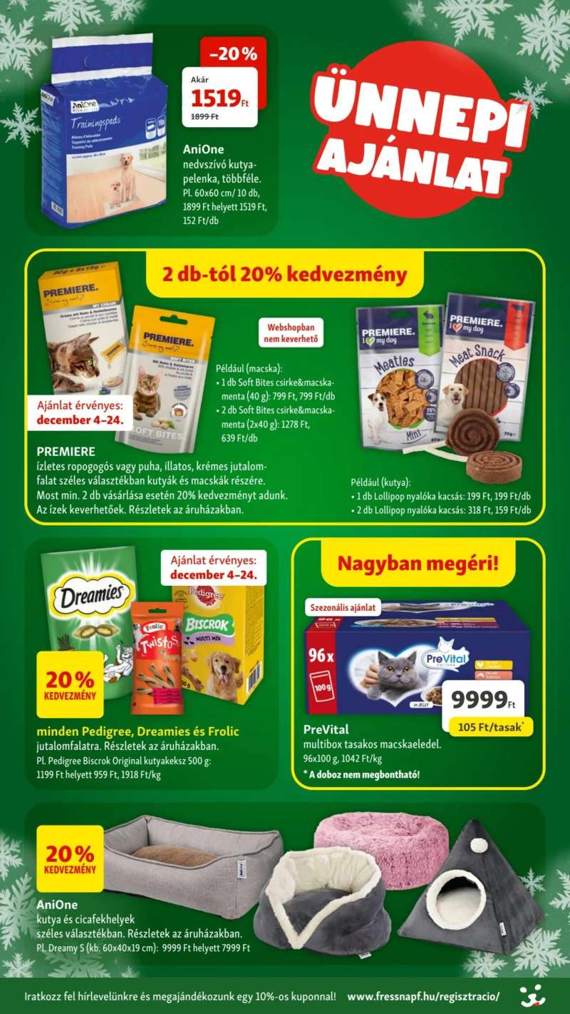 Fressnapf Akciós újság Fressnapf 3 oldal