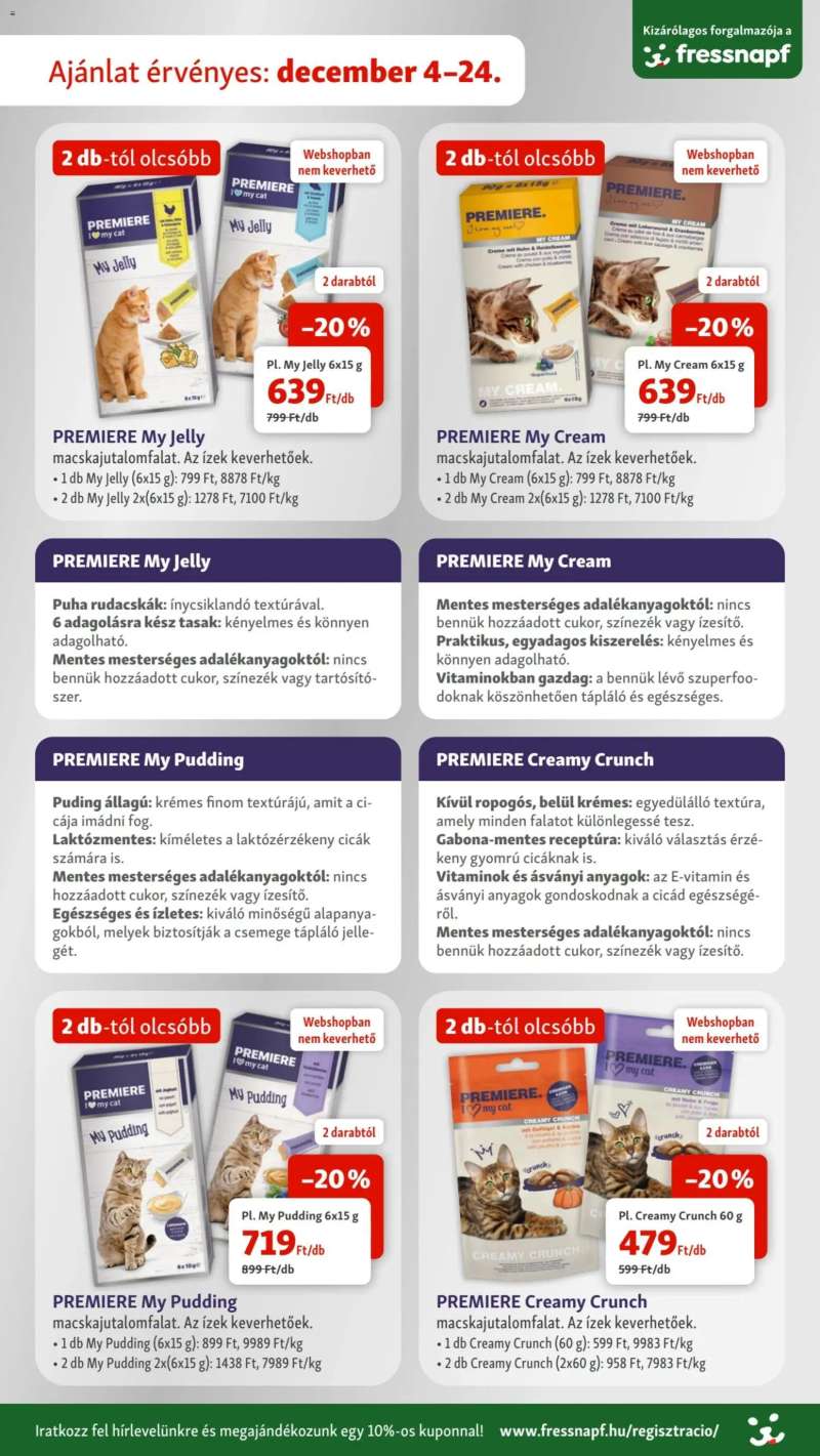 Fressnapf Akciós újság Fressnapf 8 oldal