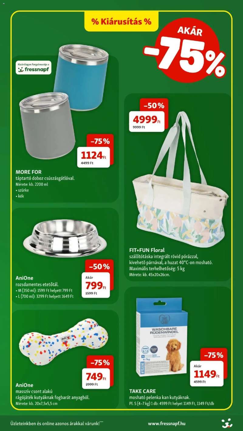 Fressnapf Akciós újság Fressnapf 13 oldal