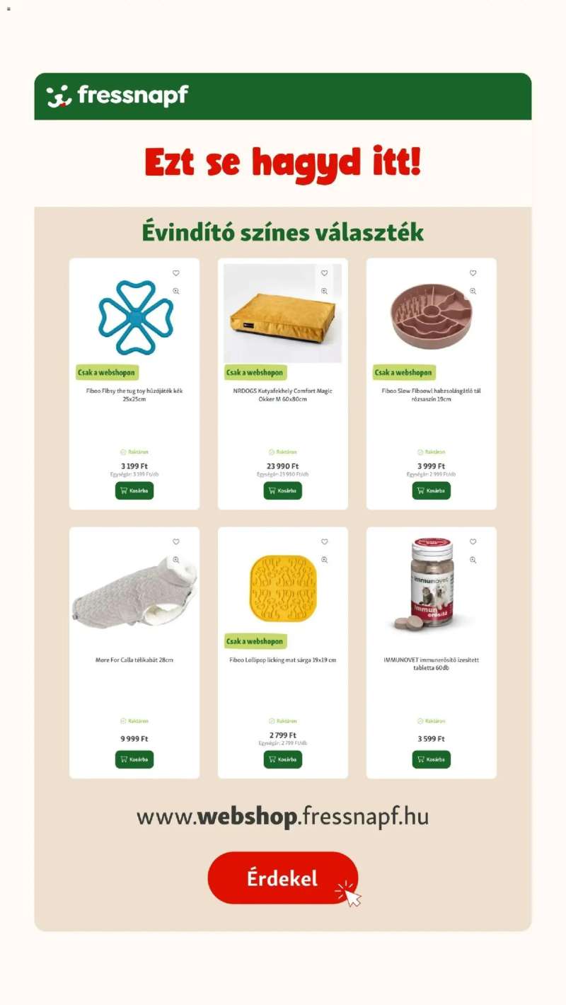 Fressnapf Akciós újság Fressnapf 21 oldal