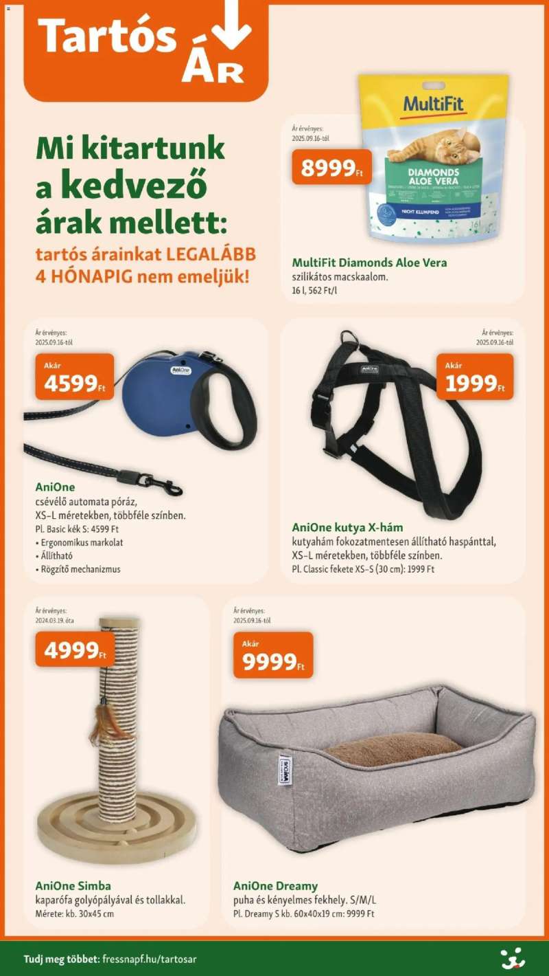 Fressnapf Akciós újság Fressnapf 4 oldal