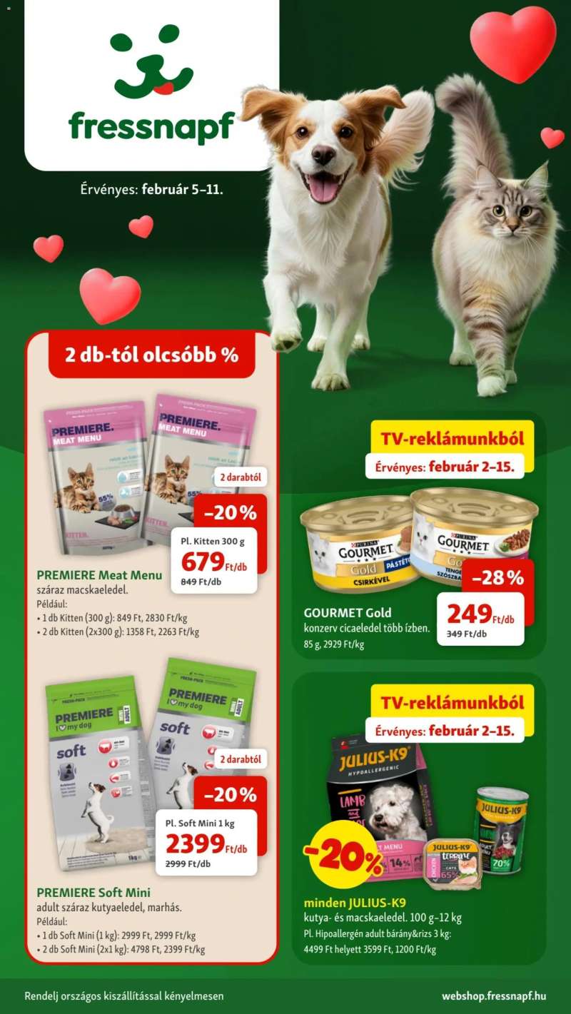 Fressnapf Akciós újság Fressnapf 1 oldal