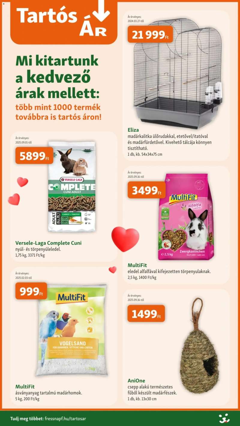 Fressnapf Akciós újság Fressnapf 4 oldal