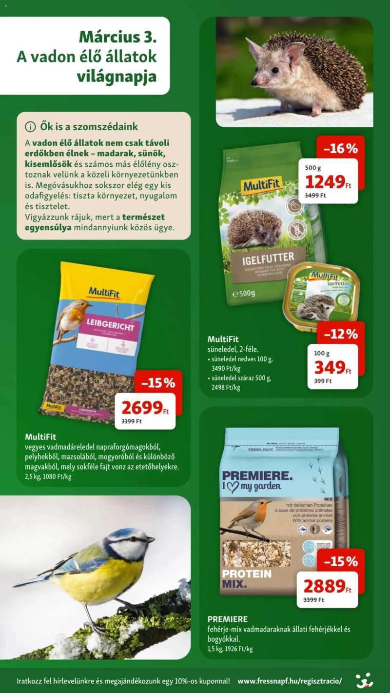 Fressnapf Fressnapf akciós újság 16 oldal