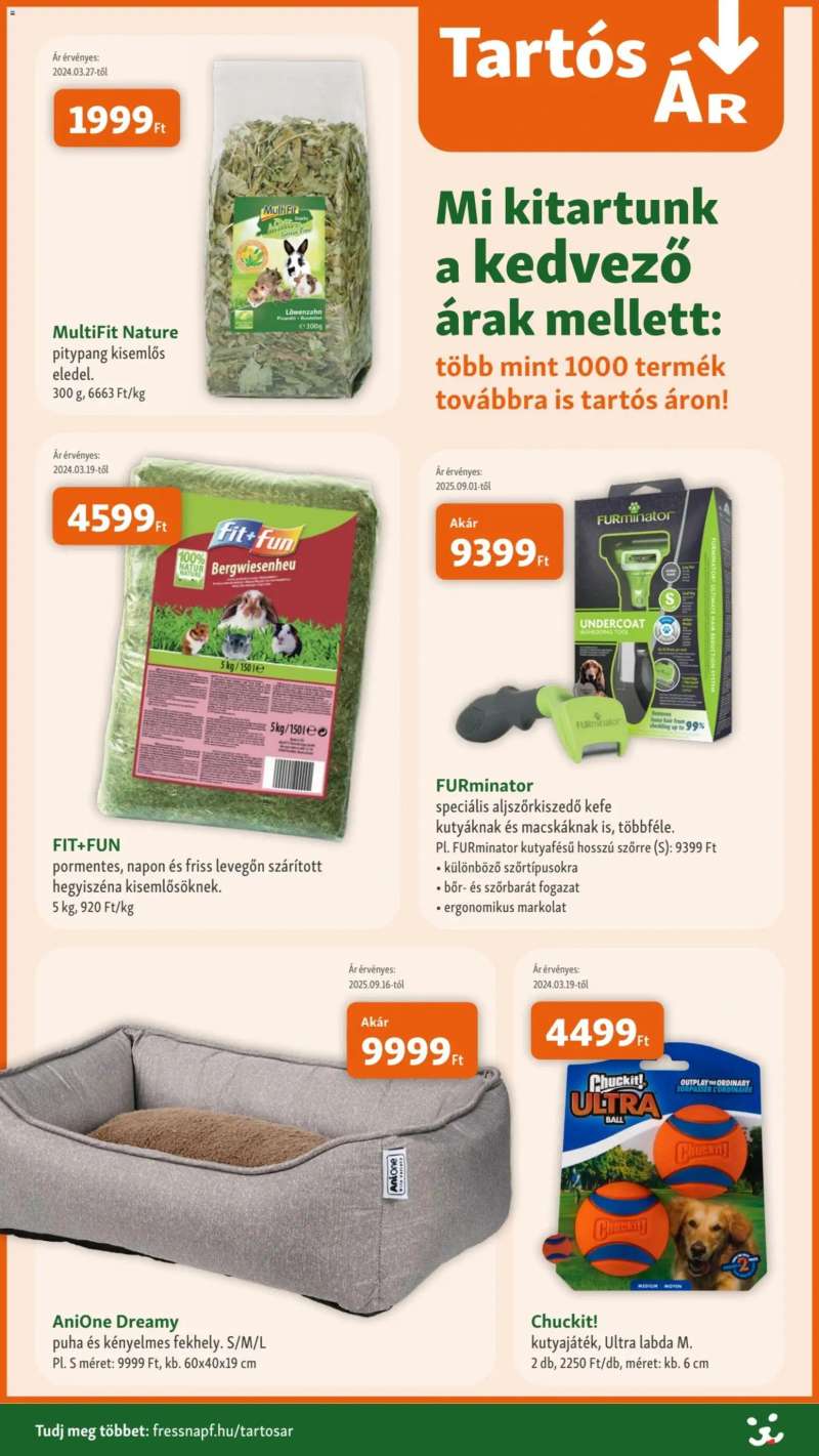 Fressnapf Fressnapf akciós újság 3 oldal