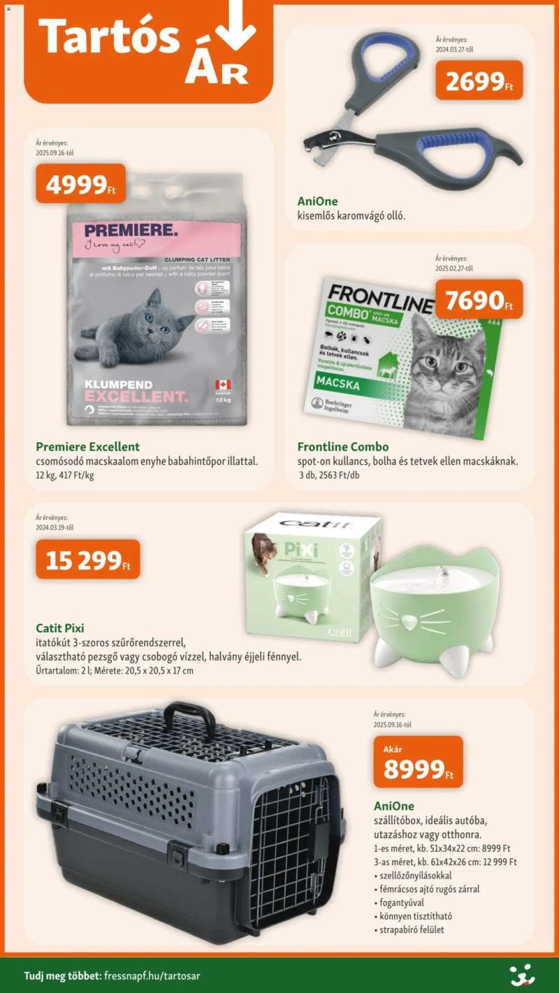 Fressnapf Fressnapf akciós újság 4 oldal