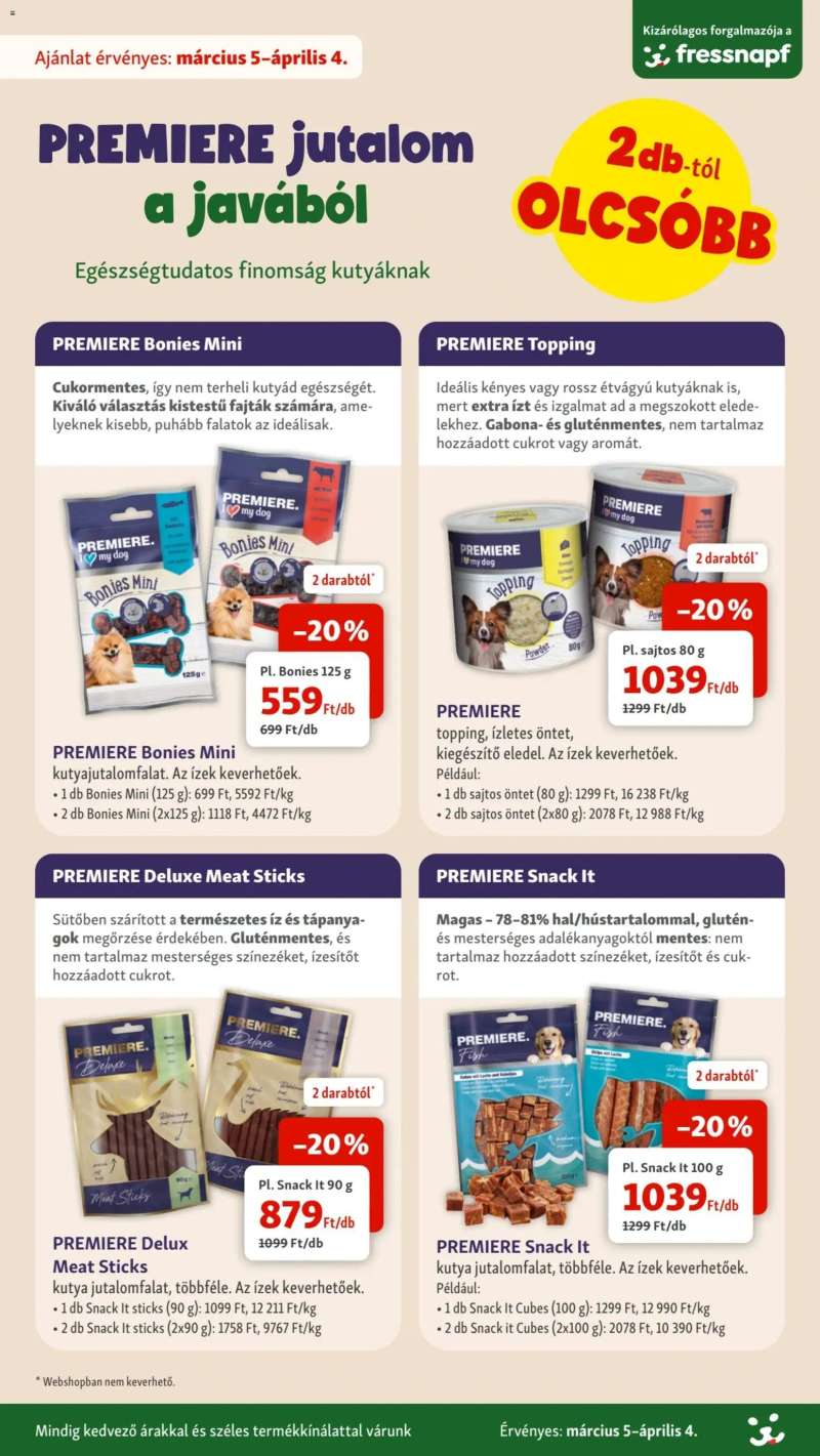 Fressnapf Fressnapf akciós újság 6 oldal