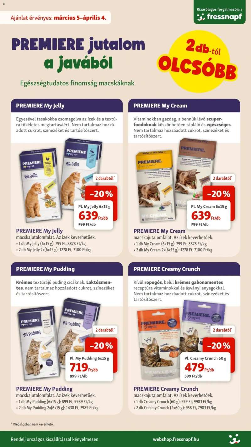 Fressnapf Fressnapf akciós újság 7 oldal