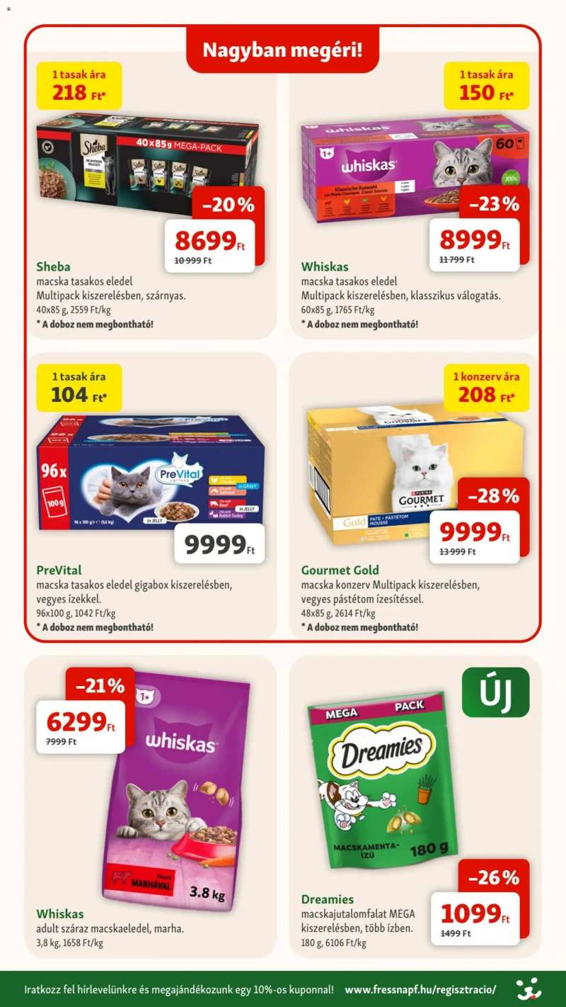 Fressnapf Fressnapf akciós újság 8 oldal