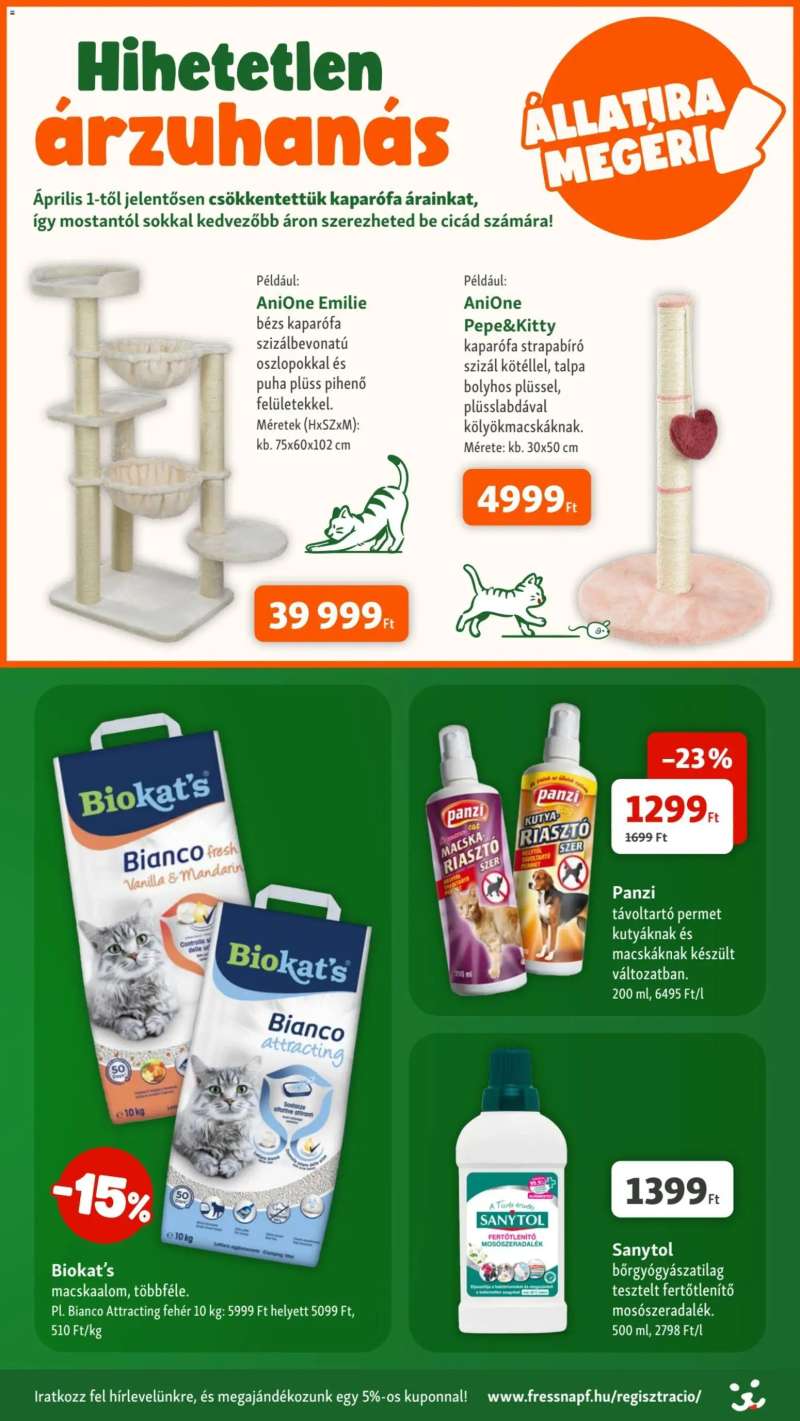 Fressnapf Fressnapf akciós újság 10 oldal
