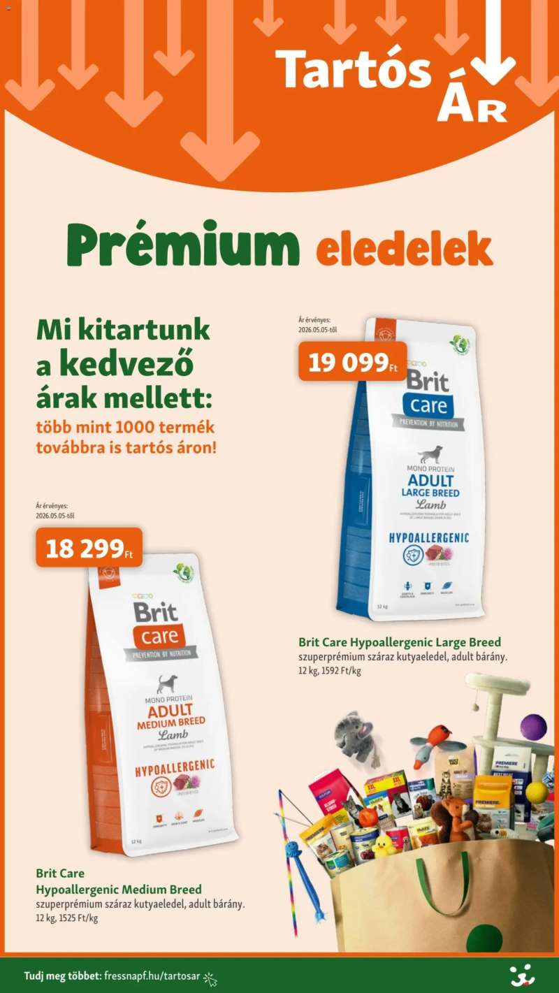 Fressnapf Fressnapf akciós újság 3 oldal