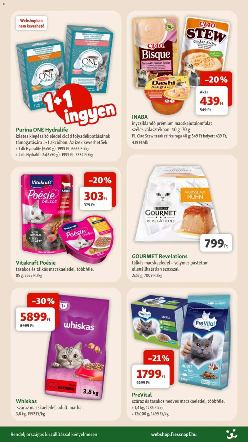 Fressnapf Fressnapf akciós újság 8 oldal