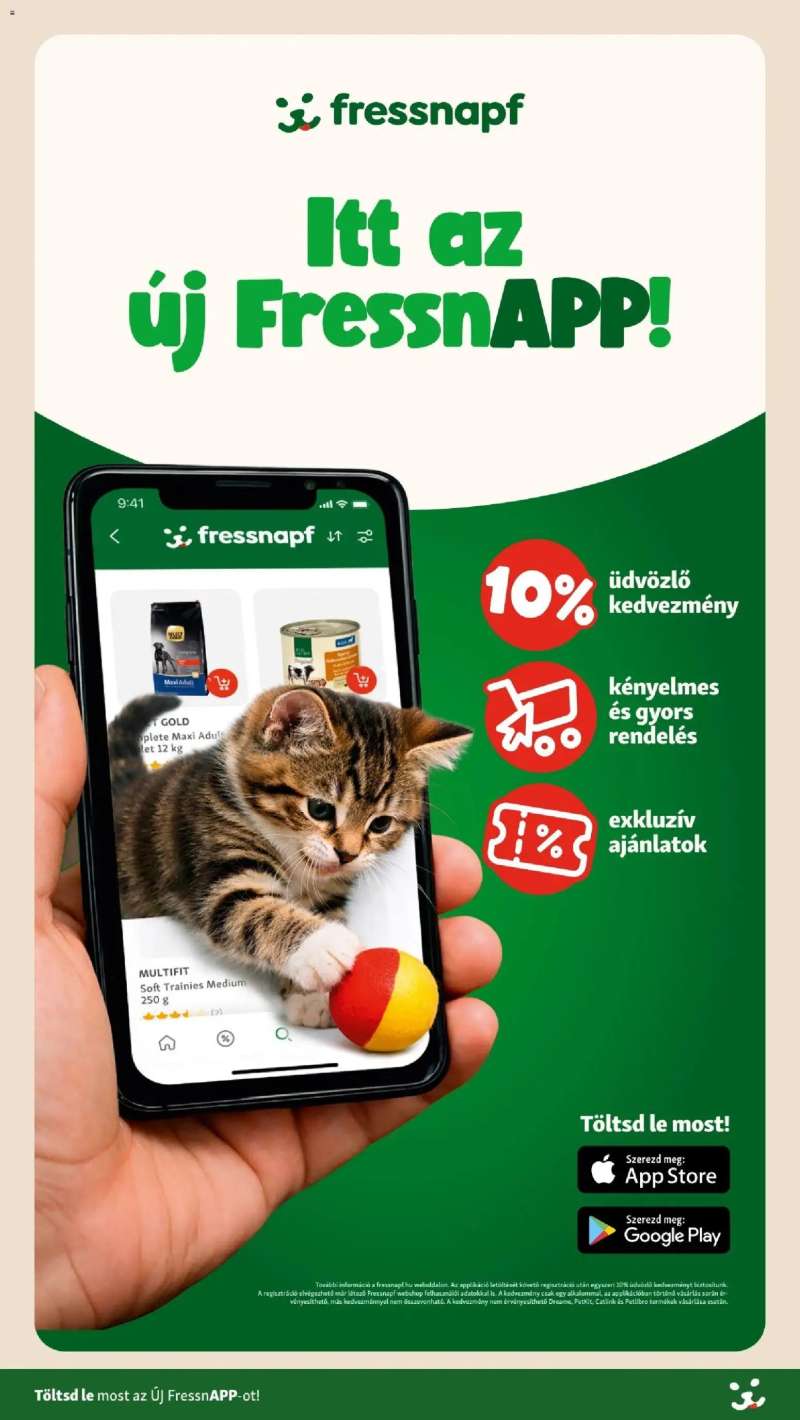 Fressnapf Fressnapf akciós újság 7 oldal