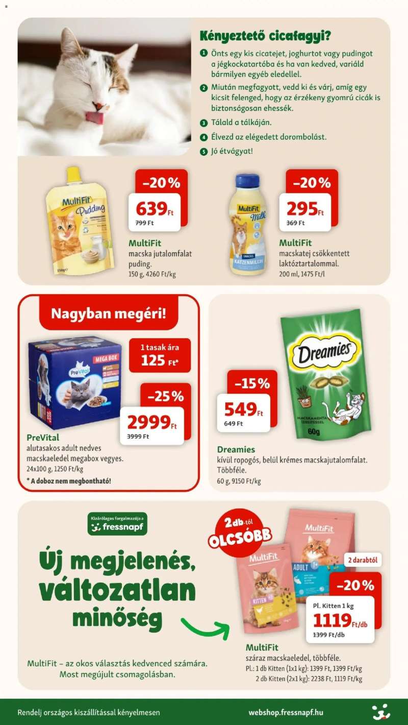 Fressnapf Fressnapf akciós újság 8 oldal
