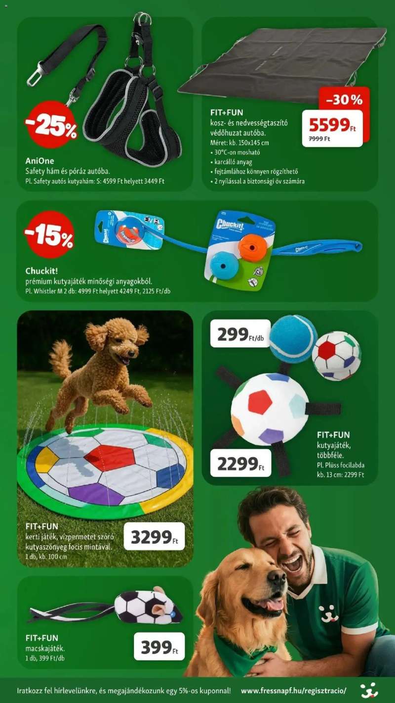 Fressnapf Fressnapf aktuális akciós újság 6 oldal