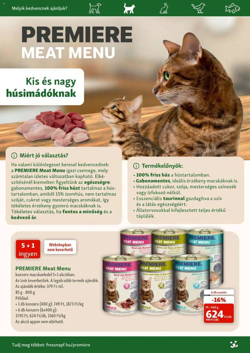Fressnapf Fressnapf akciós újság 5 oldal