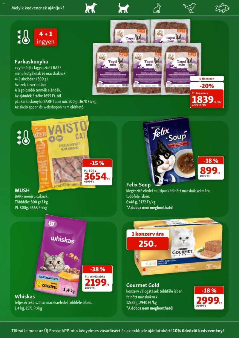 Fressnapf Fressnapf akciós újság 8 oldal