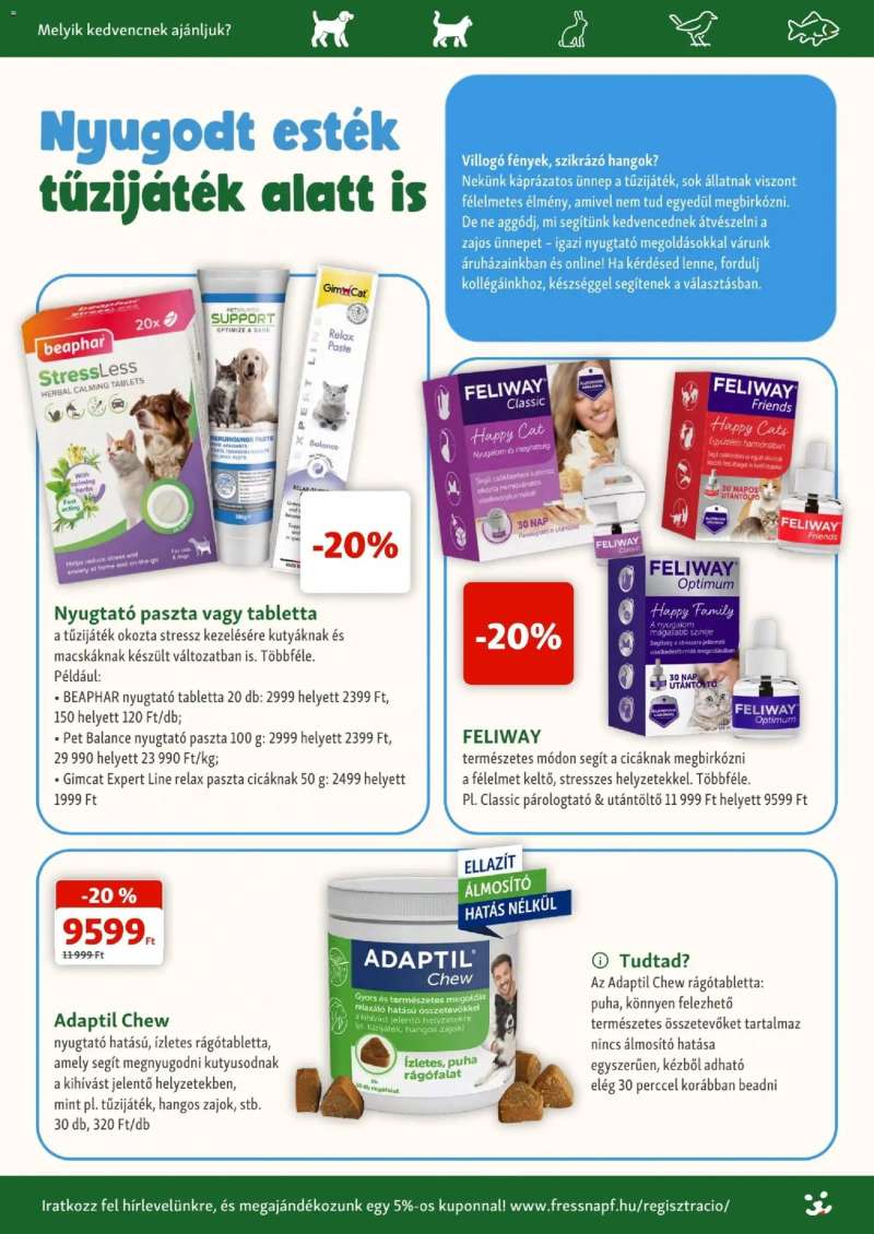 Fressnapf Fressnapf akciós újság 11 oldal