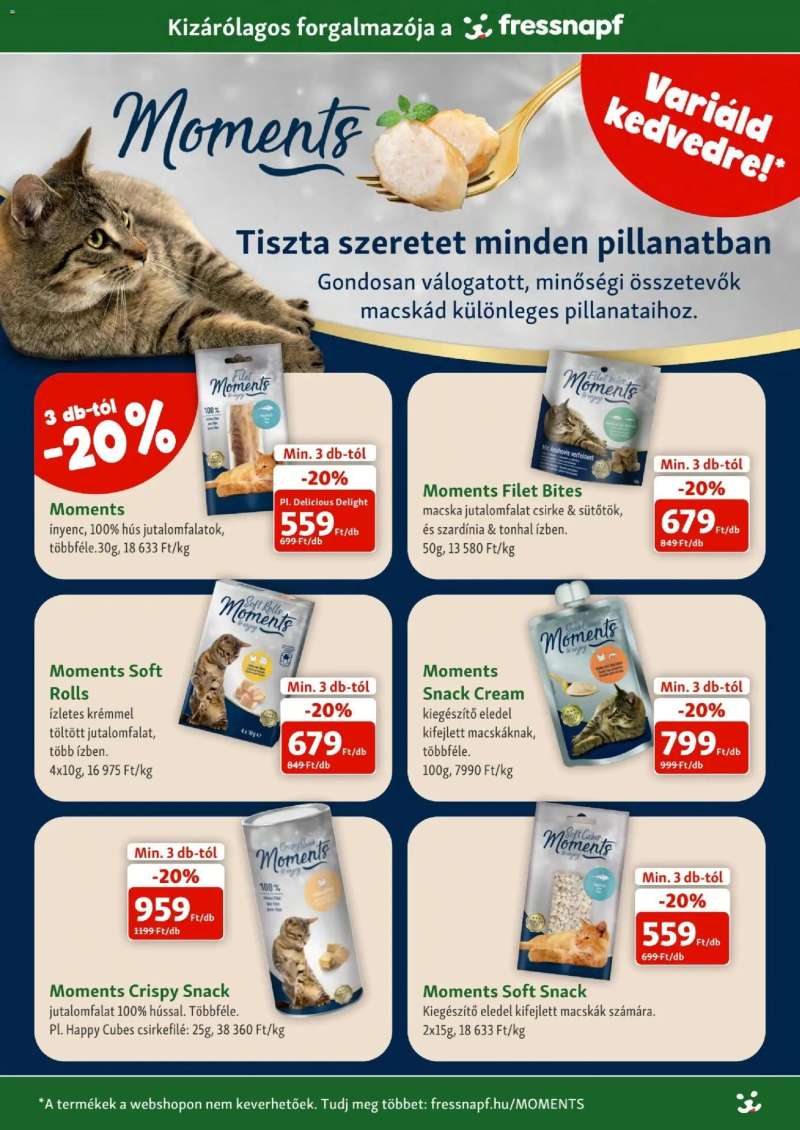 Fressnapf Fressnapf akciós újság 4 oldal