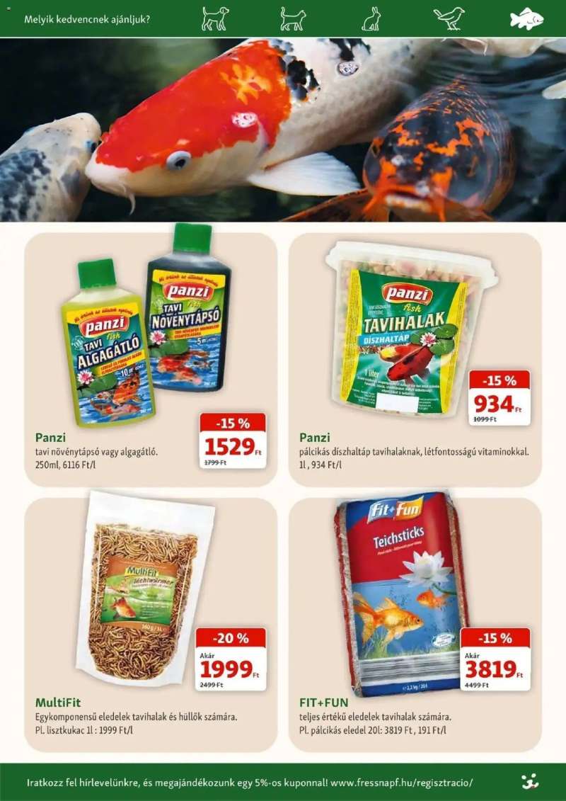 Fressnapf Fressnapf aktuális akciós újság 14 oldal