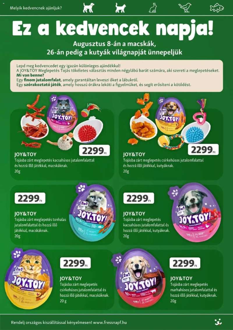 Fressnapf Fressnapf aktuális akciós újság 8 oldal