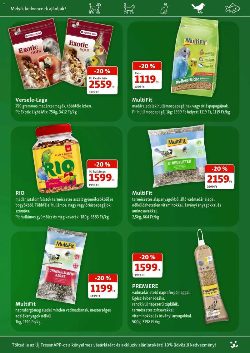 Fressnapf Fressnapf akciós újság 12 oldal