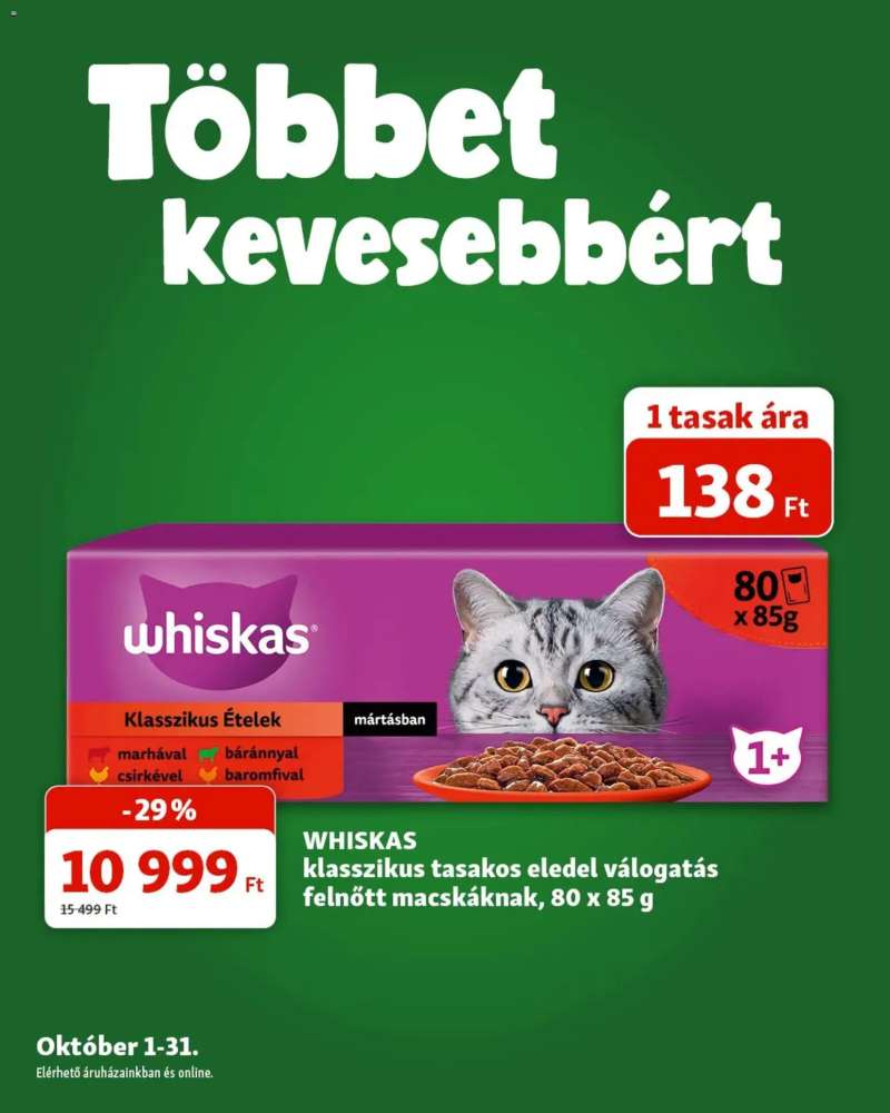 Fressnapf Fressnapf akciós újság 1 oldal