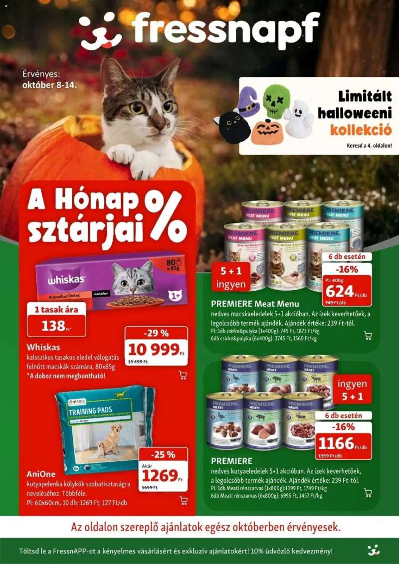 Fressnapf Fressnapf aktuális akciós újság 1 oldal