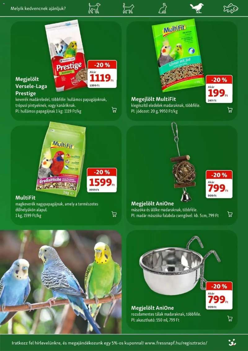 Fressnapf Fressnapf aktuális akciós újság 16 oldal