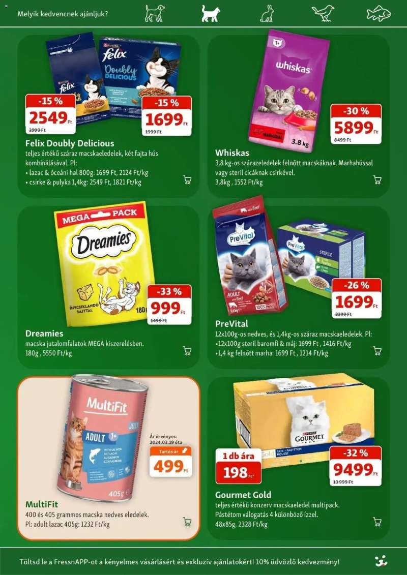 Fressnapf Fressnapf aktuális akciós újság 9 oldal