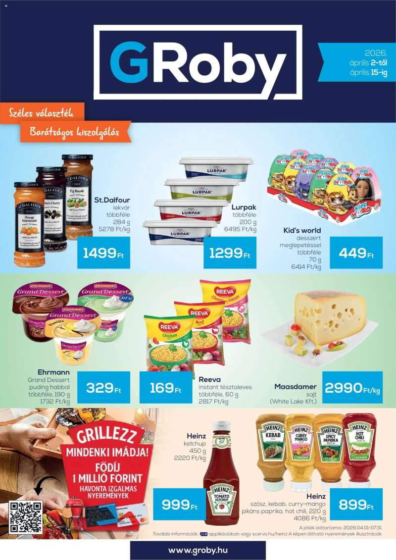 G'Roby G'Roby akciós újság 1 oldal