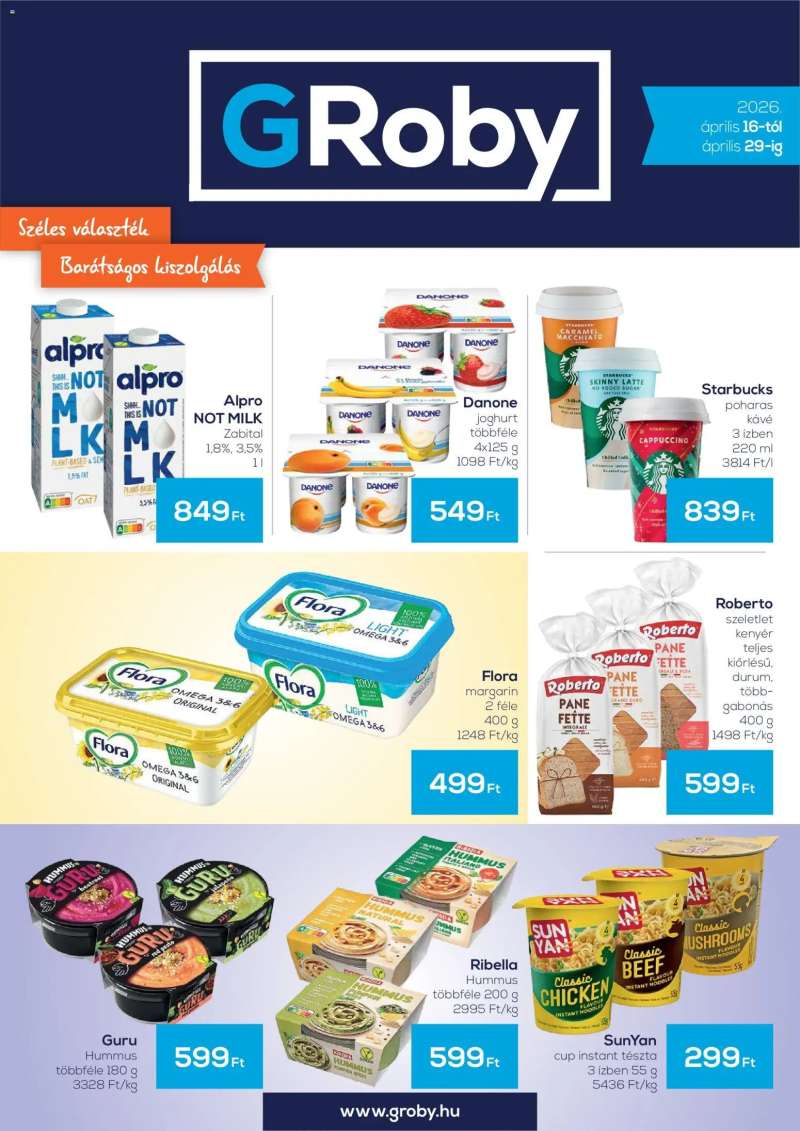 G'Roby G'Roby akciós újság 1 oldal