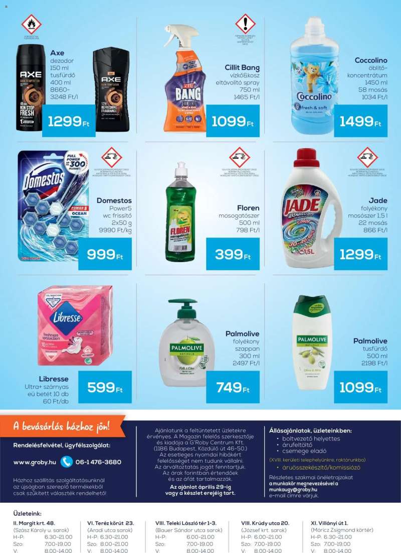 G'Roby G'Roby akciós újság 4 oldal
