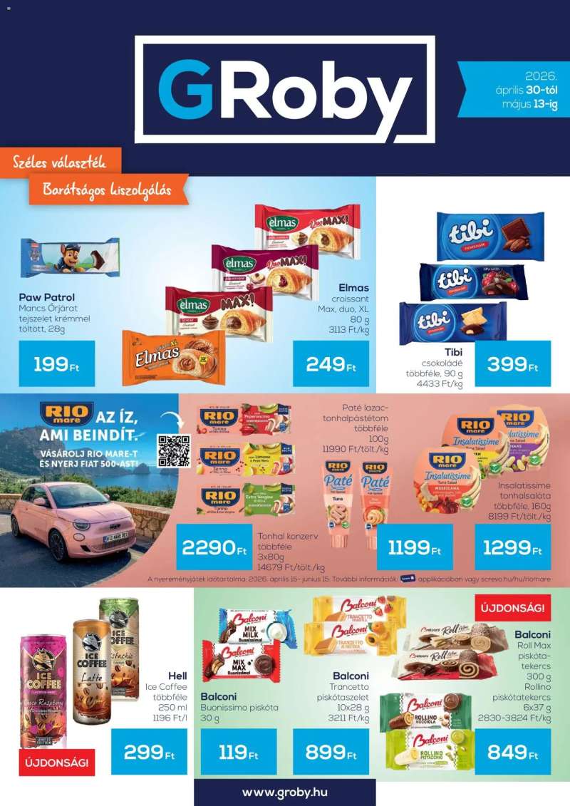 G'Roby G'Roby akciós újság 1 oldal