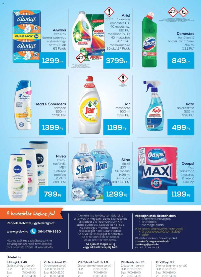 G'Roby G'Roby akciós újság 4 oldal