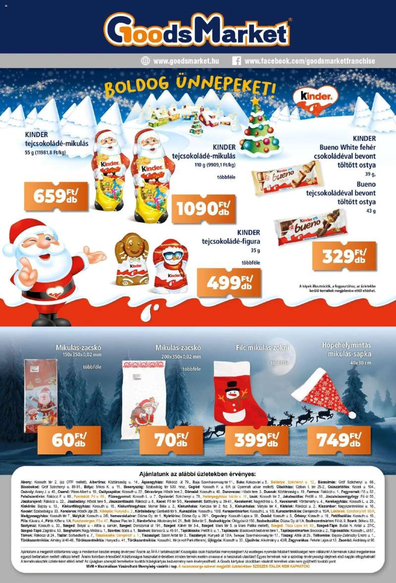 Goods Market Akciós újság Goods Market 10 oldal