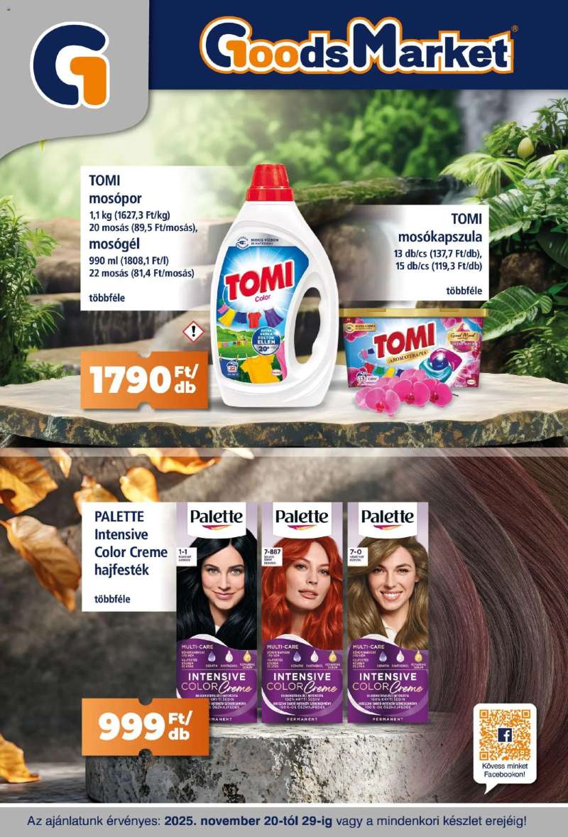 Goods Market Akciós újság Goods Market 1 oldal