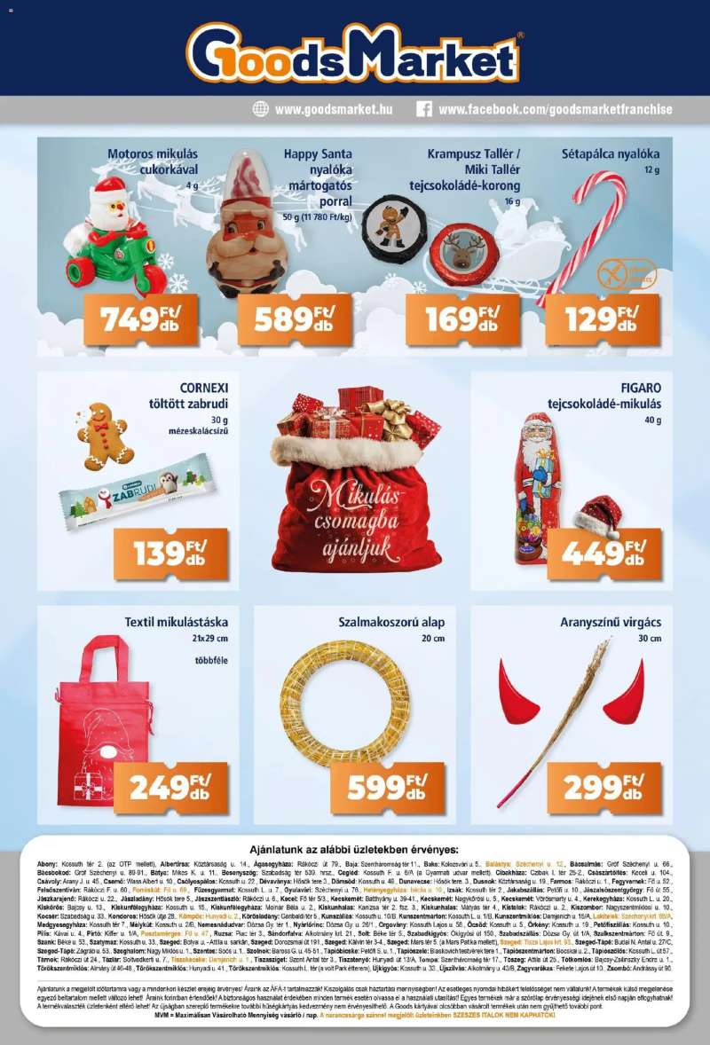 Goods Market Akciós újság Goods Market 10 oldal