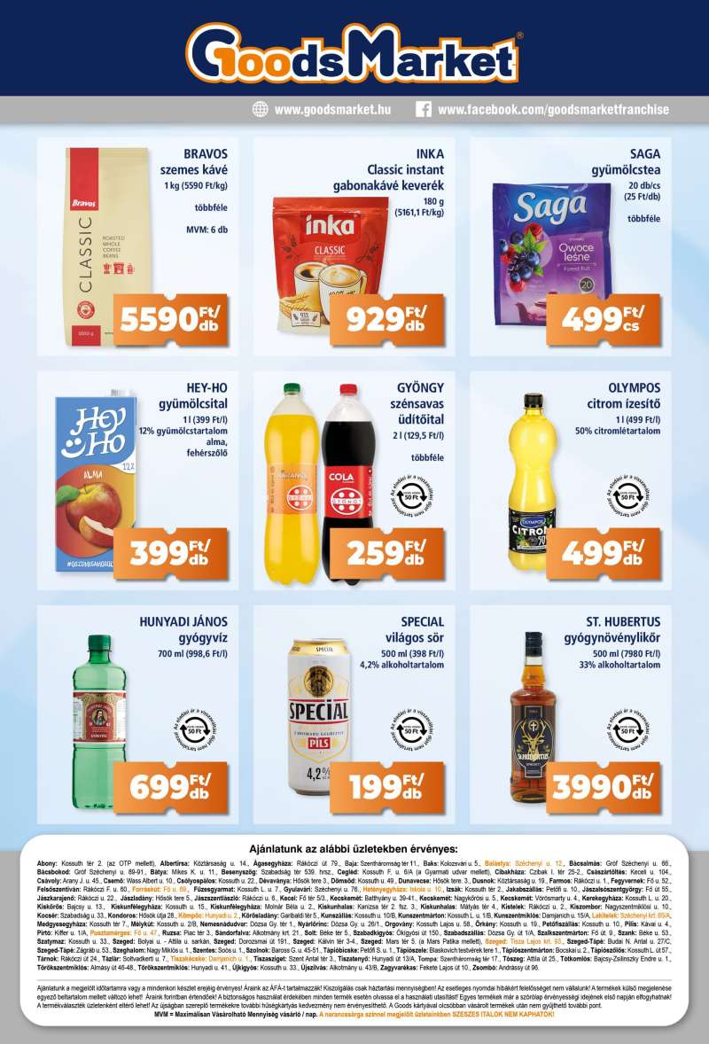 Goods Market Akciós Újság 6 oldal