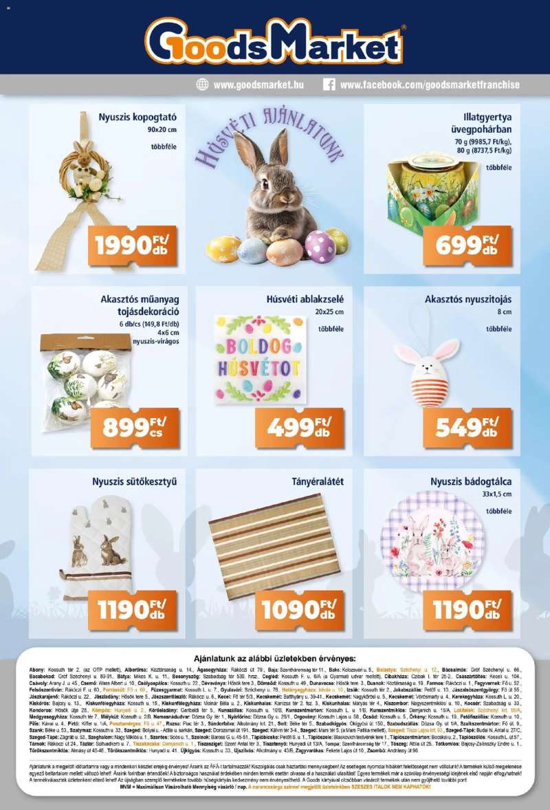 Goods Market Goods Market akciós újság 11 oldal