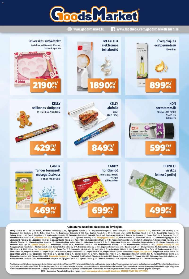 Goods Market Goods Market akciós újság 7 oldal