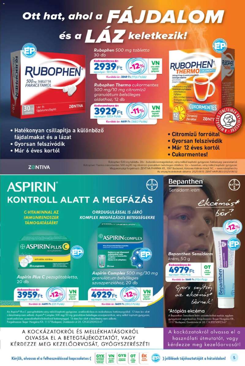Gyöngy Patikák Akciós újság Gyöngy Patikák 5 oldal