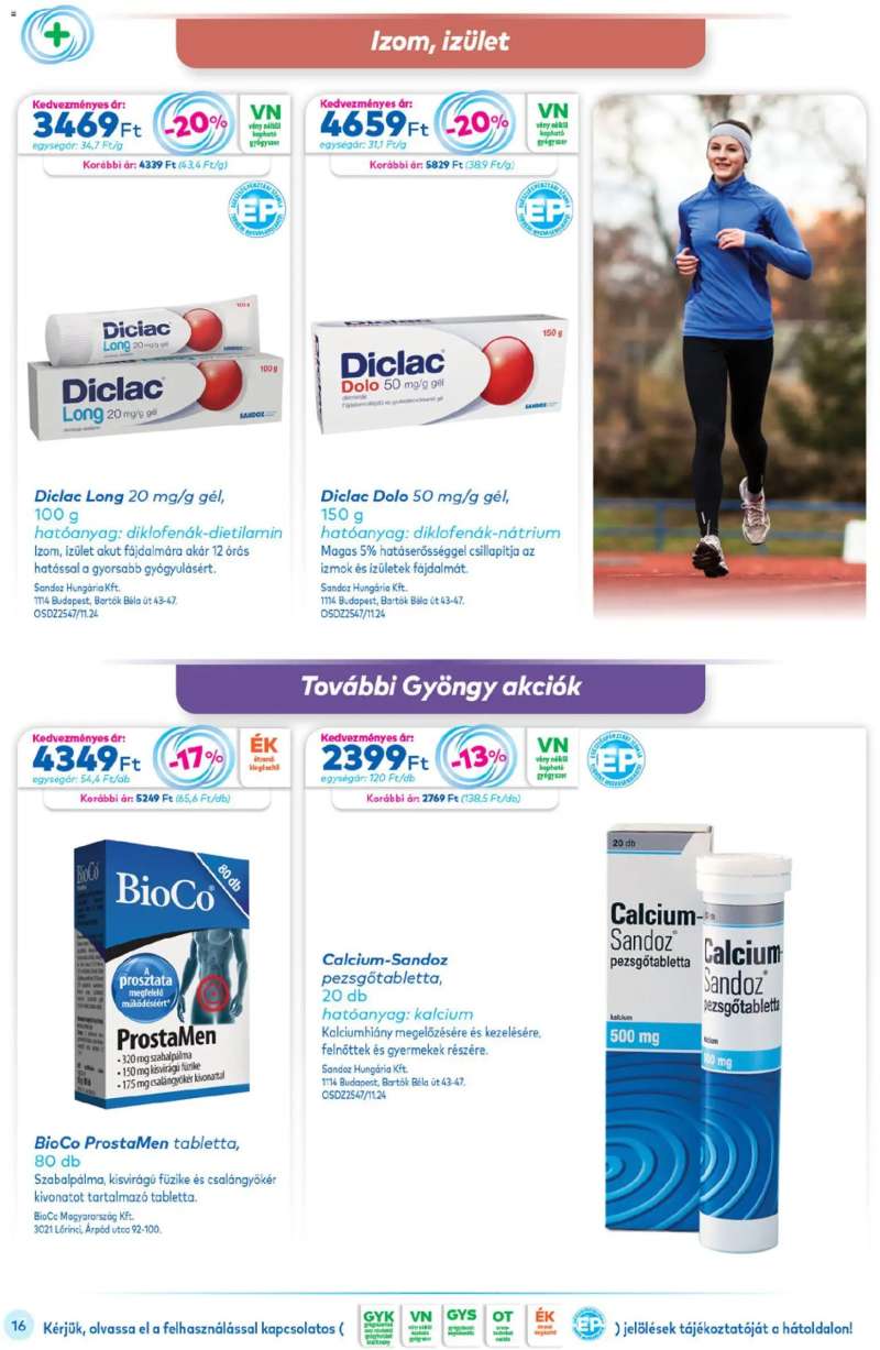 Gyöngy Patikák Akciós újság Gyöngy Patikák 16 oldal