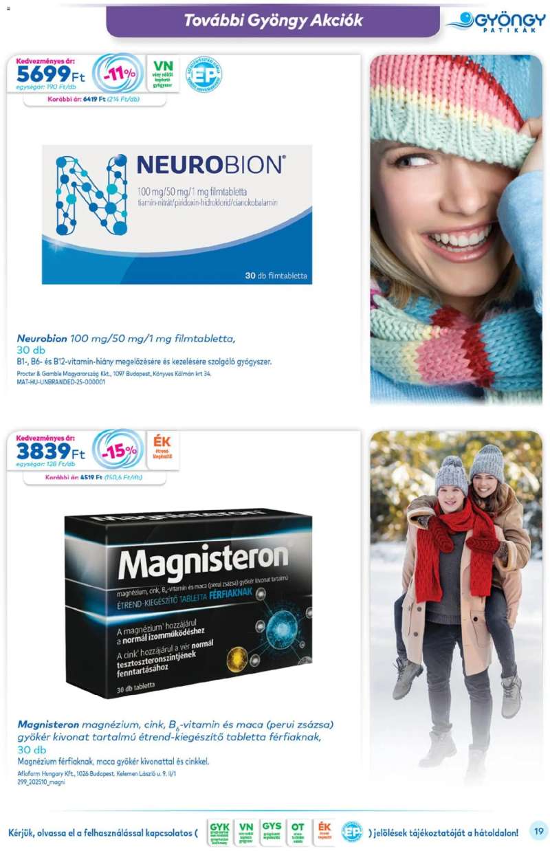 Gyöngy Patikák Akciós újság Gyöngy Patikák 19 oldal