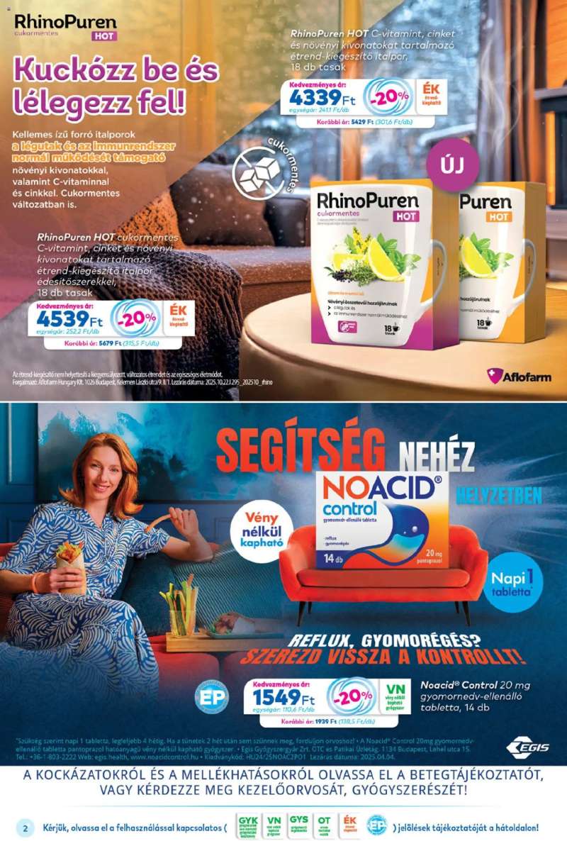 Gyöngy Patikák Akciós újság Gyöngy Patikák 2 oldal