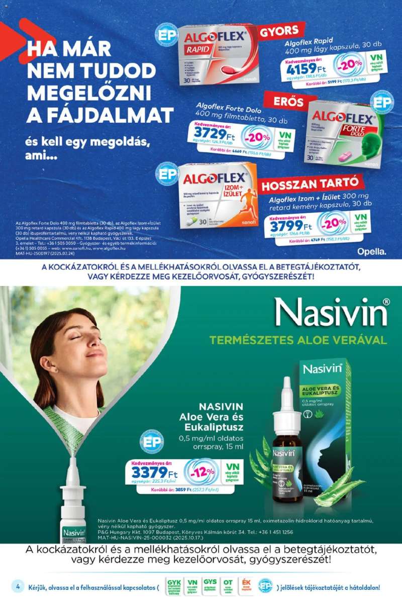 Gyöngy Patikák Akciós újság Gyöngy Patikák 4 oldal